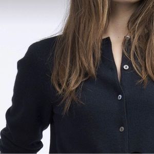 SUTTON CASHMERE, 100% Cashmere Cardigan Modern Classic, Size Large